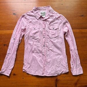 Overdrive Clothing pink button-up